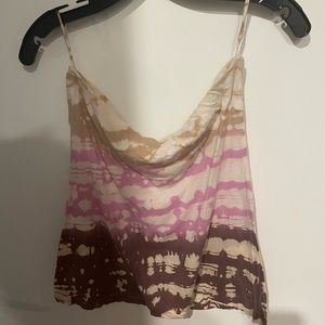 Velvet (name of brand) tie dye tube top